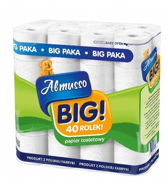 Almusso BIG 40 tekercses 3 rétegű toalettpapír