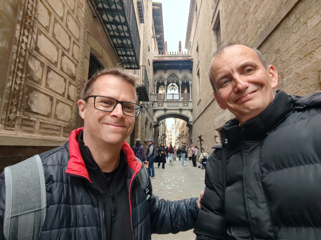 Saját fotó Barcelona történelmi utcáin