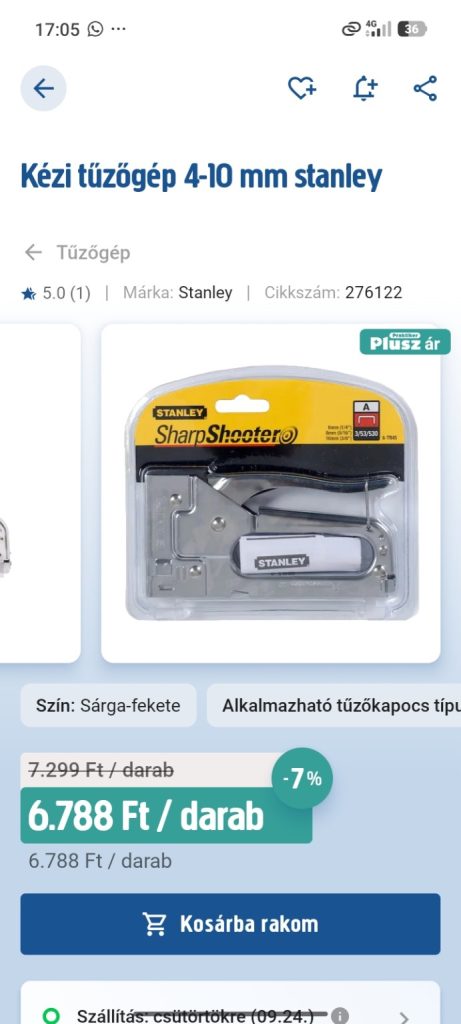 Stanley TR45 csomagolás
