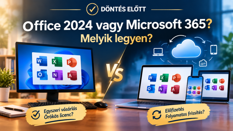 Office 2024 vagy Microsoft 365 – melyik legyen? DöntésElőtt összehasonlítás